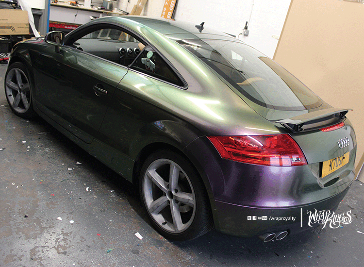 Wrapkings-stickerfitters-wraproyalty-vehicle-wrapping-westmidlands-Hexis-wrap-3m-Fullwrap-colourchange-audi-tt-Pearl-HX30vvsb-VAG-pearlescent-2