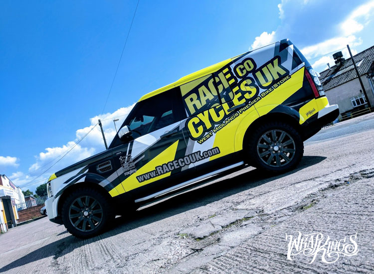 wrapkings_racecocycles_stourbridge_3M_ij180_avw_westmidlands_halesowenlandrover_difender_3_4x4_wrap_promotional