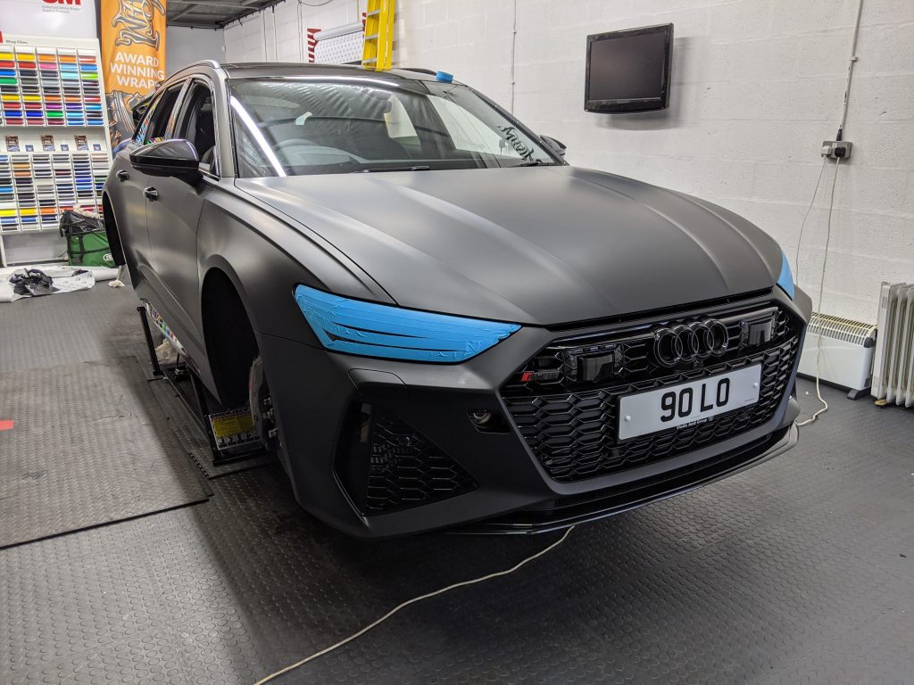 Audi Matte Wrap Colour Change (3) Audi Matte Wrap Colour Change (3)