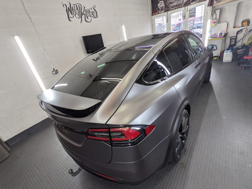 Tesla Model X Matte Wrap (3)