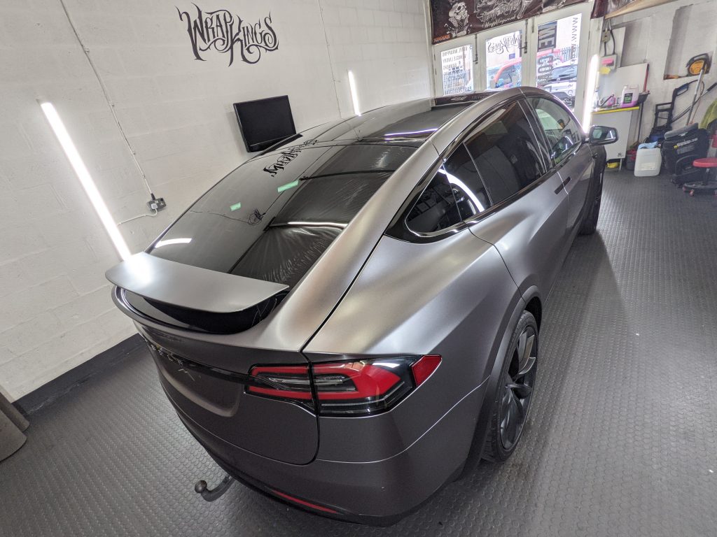 Tesla Model X Matte Wrap (3) Tesla Model X Matte Wrap (3)